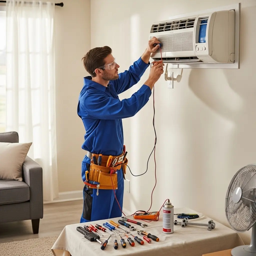 Çankaya Arçelik Arçelik klima gaz dolumu ve bakım – Enerji verimliliği artırıldı. - Teknik servis örneği